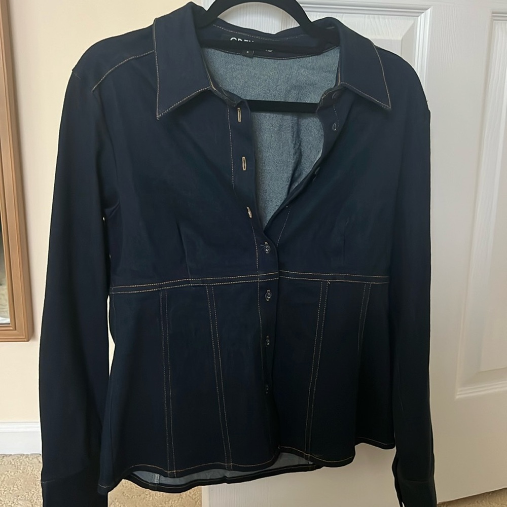 Grey Lab Denim Top